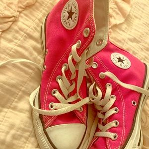 Pink Converse Hightops